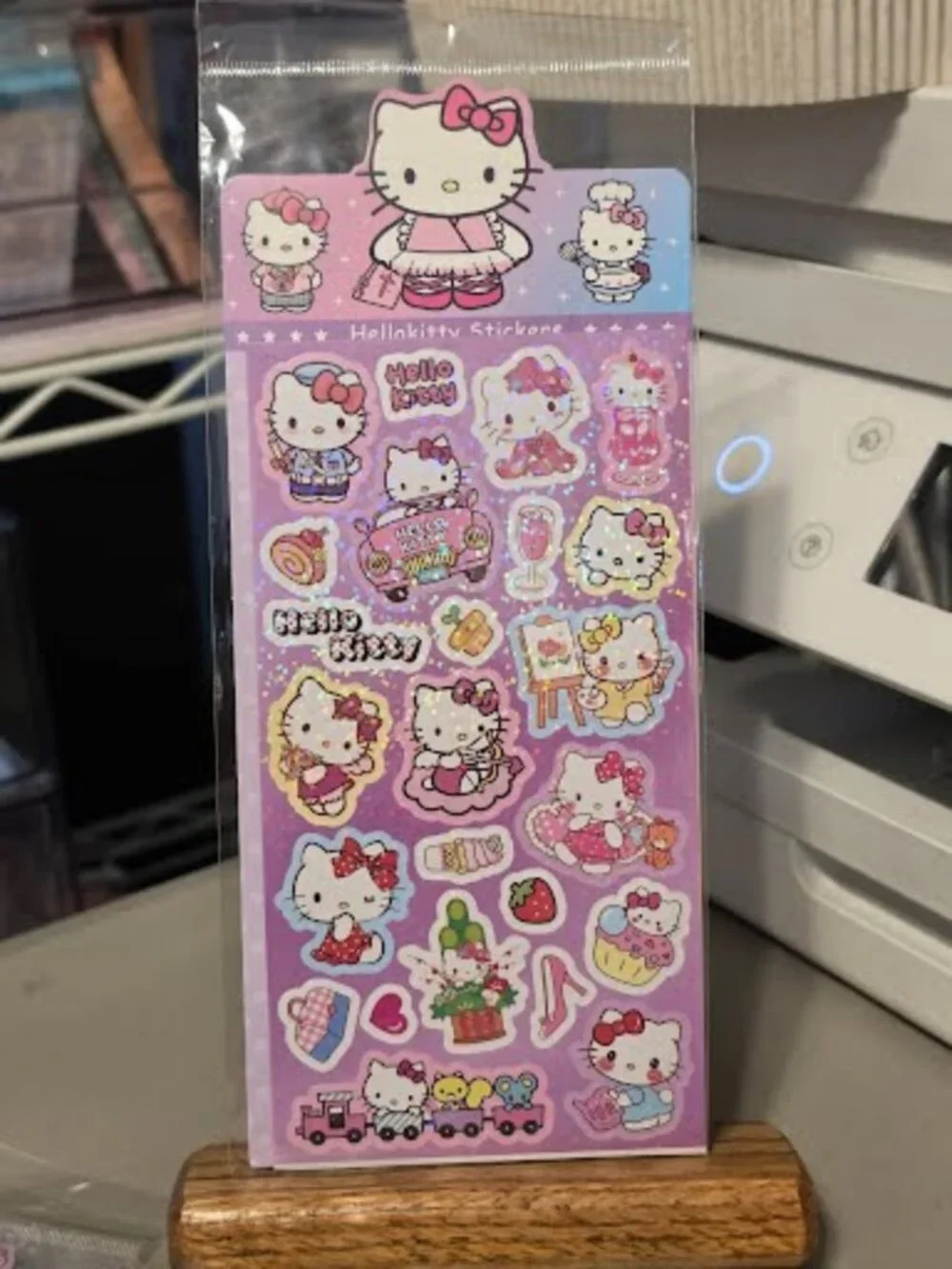 STK-2543 Hello Kitty Laser Sticker Sheet